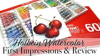 Holbein Watercolor Review amp First Impressions [upl. by Ullman]