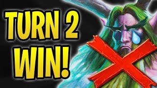 How to WIN on TURN 2  AntiCombo Warlock vs Druids  The Boomsday Project  Hearthstone [upl. by Aggarwal]