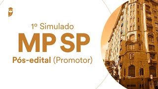 1º Simulado MP SP  Pósedital Promotor  Correção [upl. by Elyac891]