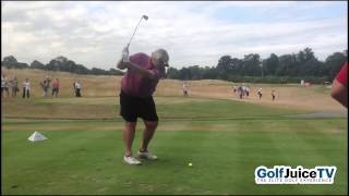 Laura Davies Playing On the Ladies European Tour at The Buckinghamshire Golf Club 2013 [upl. by Pauli]