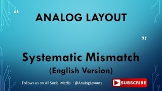 Systematic Mismatch  English Version [upl. by Aieka]