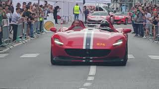 MILLE MIGLIA 2024 TRIBUTO FERRARI DESENZANO 1 [upl. by Ranna]