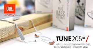 【Broadway Unbox開箱】JBL TUNE 205BT 無線耳塞耳機 [upl. by Olihs]