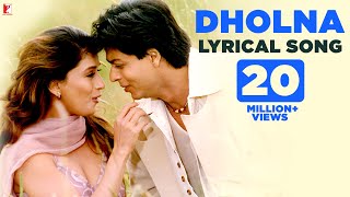 Dholna  Lyrical Song  Dil To Pagal Hai  Shah Rukh Khan Madhuri Dixit  Lata Udit  Anand Bakshi [upl. by Annahavas]