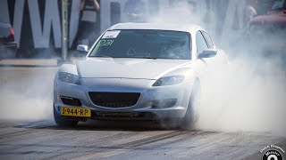 Mazda RX82JZ 600HP  the Dragstrip 14 mile [upl. by Ahsatal865]