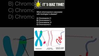 Which chromosome is associated with Huntingtons disease [upl. by Ravert]