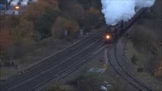 LMS Class 5MT 460 nos 44871 and 45407 Christmas Cheshireman [upl. by Dagley]