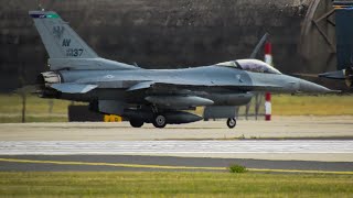 USAF F15 F35 F16 and C17 activity  RAF Lakenheath [upl. by Yedrahs500]