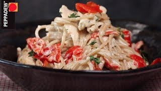 Spaghetti with creamy Peppadew® Sweet Piquanté Pepper sauce [upl. by Alleciram]