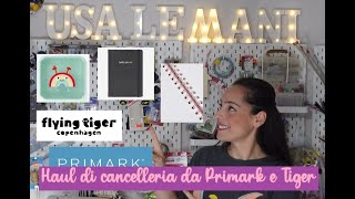 Haul di cancelleria da Primark e Tiger [upl. by Aivataj]