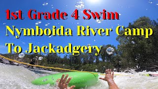 1st Grade 4 Swim Kayaking Nymboida River Camp to Jackadgery [upl. by Weihs]