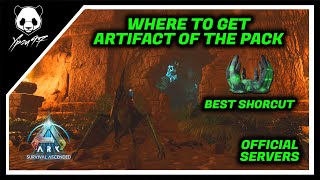 Where to FInd The Artifact Of The Pack In The Center  ARK Survival Ascended [upl. by Nniuq857]