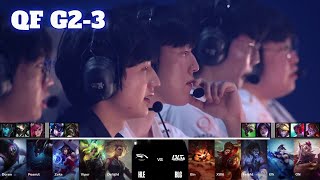 HLE vs BLG  Game 3  Quarter Final LoL Worlds 2024  Hanwha Life vs Bilibili Gaming G3 full [upl. by Chema]