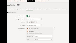 Side Menu Top Menu Mega Menu in Oracle Apex [upl. by Highams]