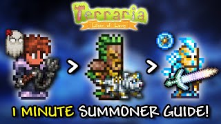 UPDATED Summoner Class Loadouts Guide  Terraria 144 Labor of Love Update [upl. by Adiaj]