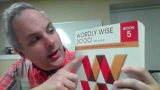 wordly wise 5  lessons 15  review pages and dictation [upl. by Wise]