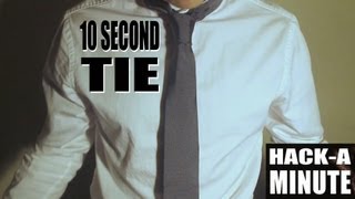 Can you tie your necktie in 10 seconds Learn how [upl. by Alemak]