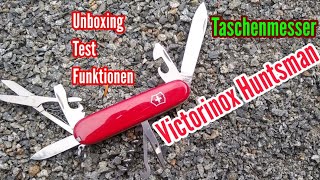 Victorinox Huntsman Test unboxing Funktionen Schweizer Taschenmesser MacGyver [upl. by Robbyn907]