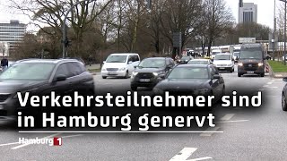 ADACStudie Bei den Verkehrsteilnehmern in Hamburg herrscht schlechte Stimmung [upl. by Isman]