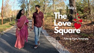 JABILI 💕 DILIP ✨ The Love Square ✨ JabiliDilipStories Seemantham  మా Family Highlights [upl. by Enomes]