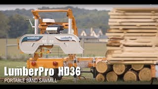 The ULTIMATE Portable Sawmill  Rugged Productive EasytoUse the LumberPro HD36 by Norwood [upl. by Yrreg]