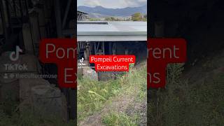 Pompeii Current Excavations Columns in Volcanic Ash [upl. by Aipotu]