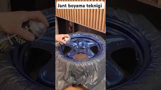 Jant boyama tekniği jant jantboyama araba tofaş renault fiat honda automobile volkswagen x [upl. by Kaule763]