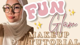 Fun Glam Makeup Tutorial 💜✨ [upl. by Etram]