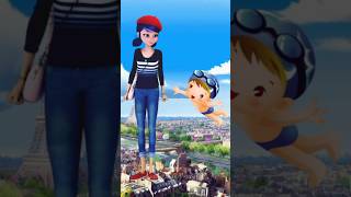 Miraculous characters as Swimmer miraculous ladybug shorts viralshorts youtubeshorts [upl. by Noreh]