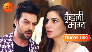 Prithvi ने करी Preeta को डराने की कोशिश  Kundali Bhagya  Ep 1099  1109  Karan amp Preeta  zeetv [upl. by Theron]