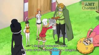 Luffys father revealed Monkey D Dragon saw his father for the first time onepiece [upl. by Hardan]