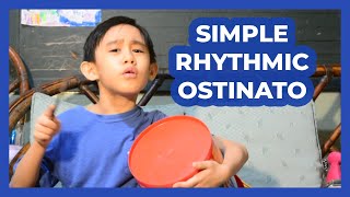 Simple Rhythmic Ostinato in 3s and 4s pattern [upl. by Watts575]