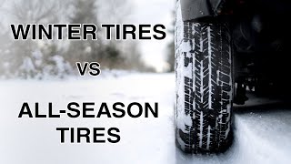 Winter Tires vs AllSeason Tires [upl. by Corilla]