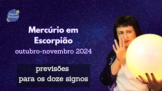 Bora encarar as profundezas de MERCÚRIO EM ESCORPIÃO 2024 [upl. by Finzer]