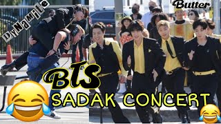 BTS SADAK CONCERT 🤣🤣 BTS CROSSWALK 😂BTS CONCERT 😂BTS CONSERT FUNNY HINDI DUBB🤣BTS FUNNY DUBBING [upl. by Legra]