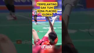 GLORIA BUAT PEMAIN CHINA TERPELANTING pbsi bwf [upl. by Ynabe]