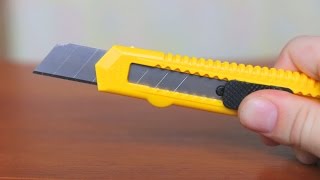 How to make a saw from the stationery knife [upl. by Igic]