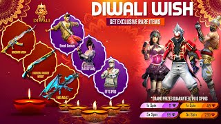 Diwali Wish Event Free Fire  Diwali Event 2024  Free Fire New Event  Ff New Event [upl. by Xilef222]