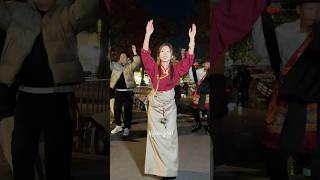 Check out Choekyi la dancing gracefully to Tibetan Gorshey during Lhakar 111324 gorshey lhakar [upl. by Lipp]