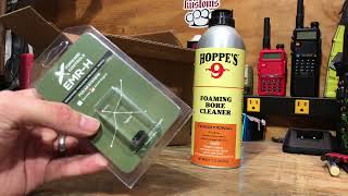 Unboxing recent Brownells Order Hoppes foaming bore cleaner and Forward Control Designs Mag release [upl. by Annohs]