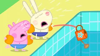 Playing Games At The Swimming Pool 💦  Peppa Pig Official Full Episodes [upl. by Fleisig]