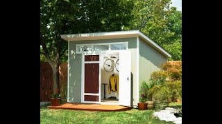 8x12 Lean To Shed Plans  Blueprints For A Slant Roof Garden Shed [upl. by Pris]