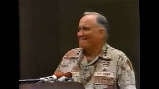 General Norman Schwarzkopf Addresses the West Point Cadets 1991 [upl. by Nerin]