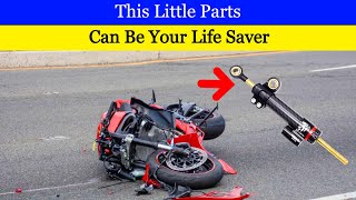 This How Steering damper Save You amp Your Bike From Brutal Accident   You Should Need One [upl. by Grous]