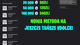 NEW METHODNOWA METODA NA NAJTAŃSZE VDOLCE W FORTNITE AFTER PATCH  PORADNIK 2024 [upl. by Eivlys]