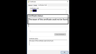 SSL certificate not trusted even after importing CA cert to trusted root store in Windows machine [upl. by Eilraep]