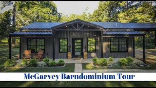 Barndominium Tour  1200 sq ft  2 Bedroom  2 bath Barndominium [upl. by Tem]