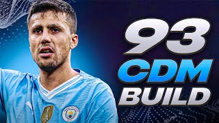 UPDATED 93 MAX RATED CDM BUILD  EAFC 24 Clubs [upl. by Atnoid]