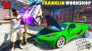 Franklin Become Mechanic And Upgrade Biggest Workshop in Los Santos GTA 5  SHINCHAN and CHOP [upl. by Hime919]