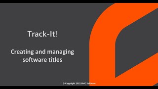 TrackIt 2022  Creating and managing software titles [upl. by Naud]